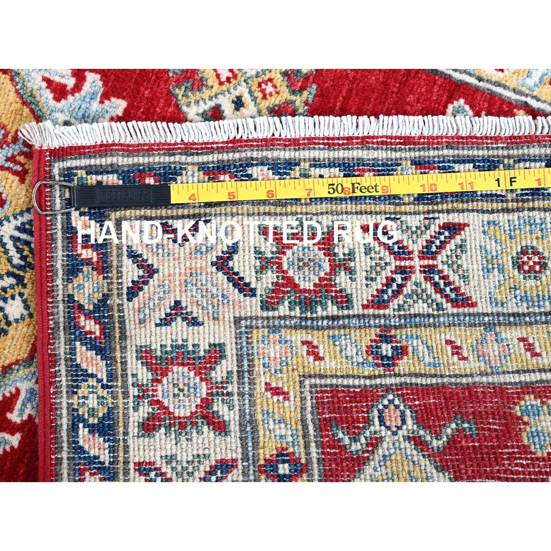 2'7" x 8'1" New Hand Knotted Red Wool Runner Oriental Rug - MOA102468