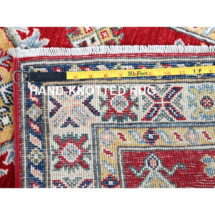 2'7" x 8'1" New Hand Knotted Red Wool Runner Oriental Rug - MOA102468
