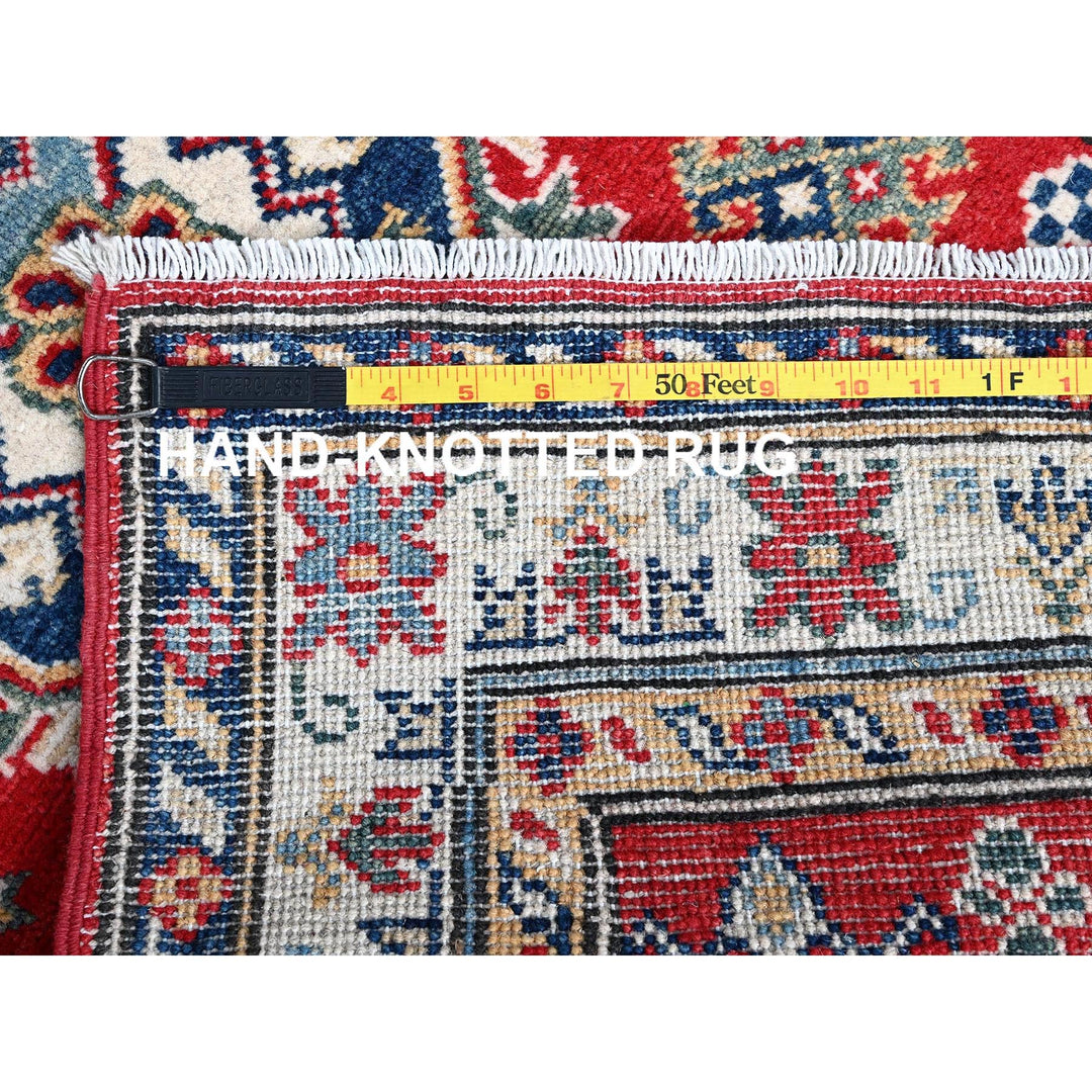 2'7" x 6'8" New Hand Knotted Red Wool Runner Oriental Rug - MOA102470