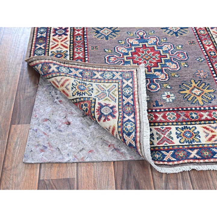 2'9" x 12'6" New Hand Knotted Grey Wool Runner Oriental Rug - MOA102472
