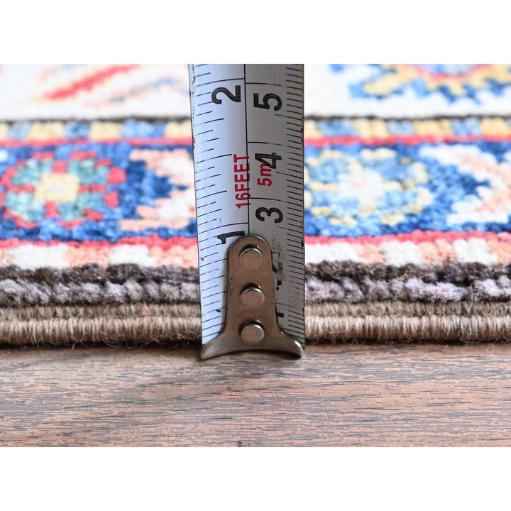 2'9" x 12'6" New Hand Knotted Grey Wool Runner Oriental Rug - MOA102472