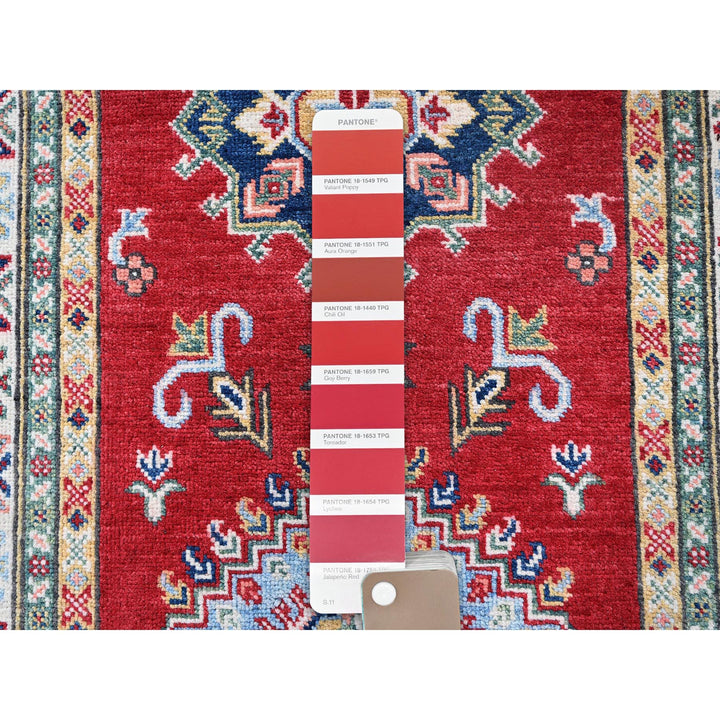 2'9" x 16'5" New Hand Knotted Red Wool Runner Oriental Rug - MOA102473