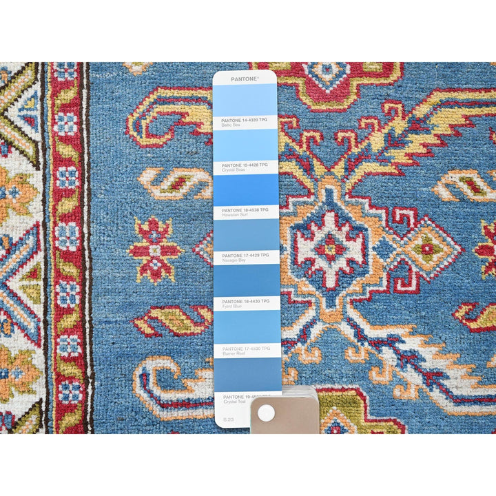 2'9" x 11'2" New Hand Knotted Blue Wool Runner Oriental Rug - MOA102475