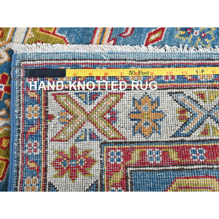 2'9" x 11'2" New Hand Knotted Blue Wool Runner Oriental Rug - MOA102475