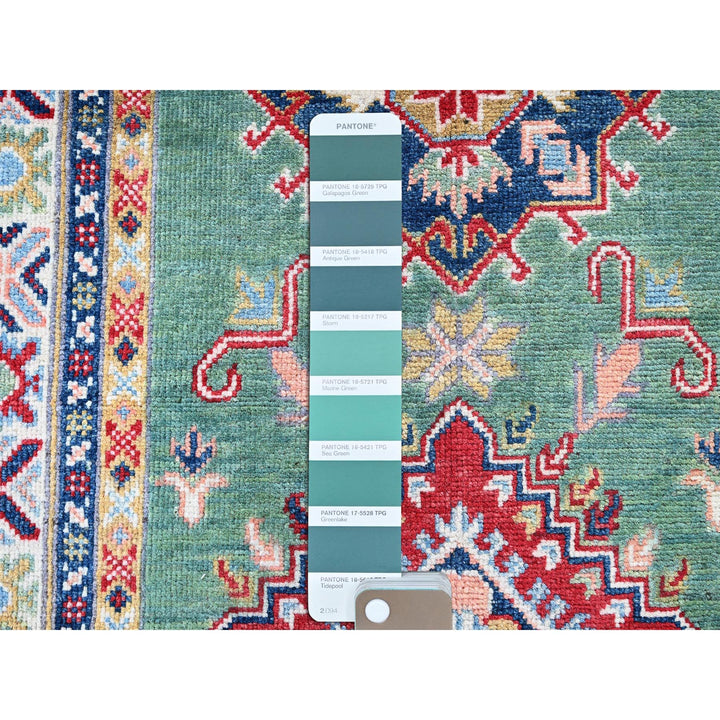 2'8" x 9'10" New Hand Knotted Green Wool Runner Oriental Rug - MOA102476