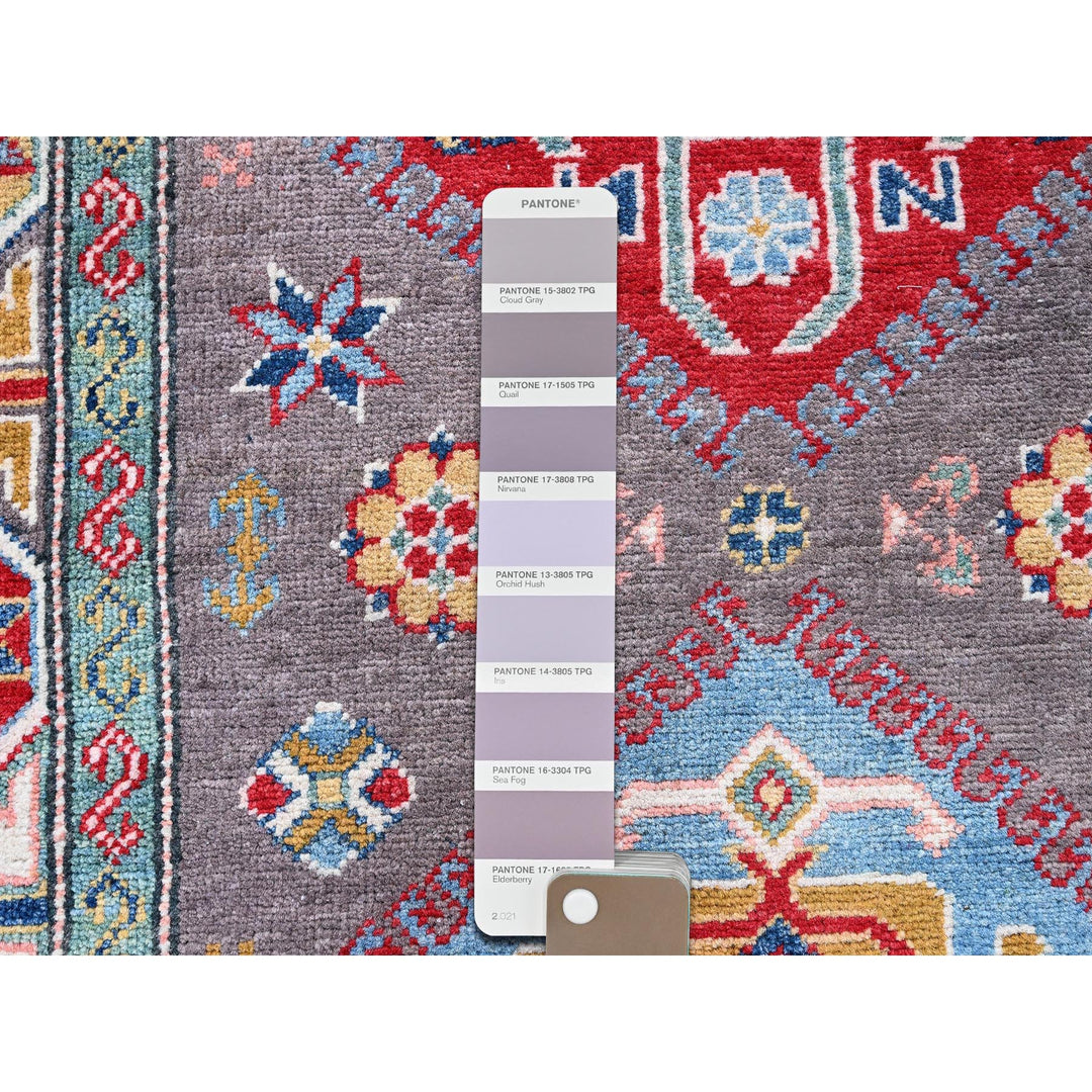 2'8" x 12'0" New Hand Knotted Grey Wool Runner Oriental Rug - MOA102477