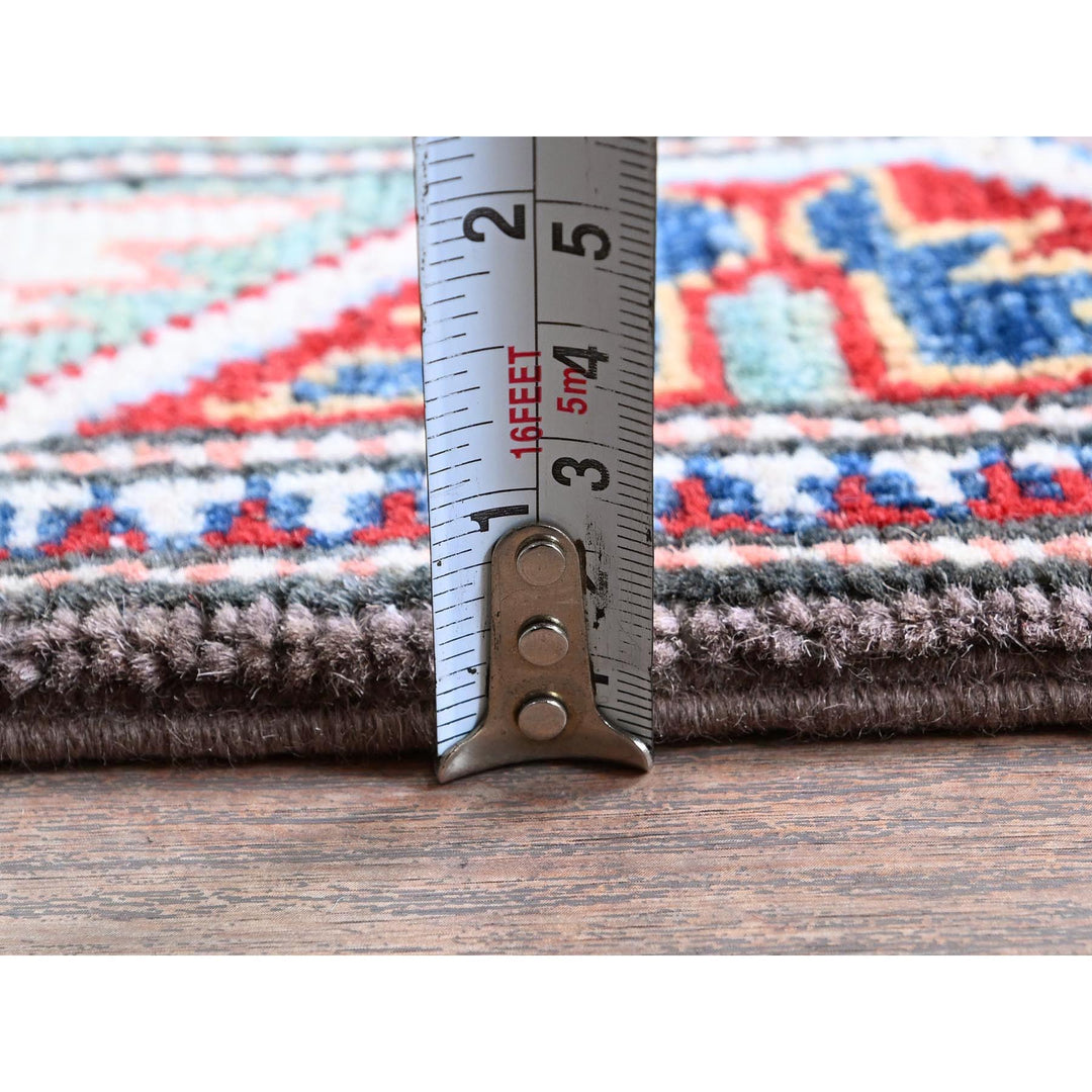 2'8" x 12'0" New Hand Knotted Grey Wool Runner Oriental Rug - MOA102477
