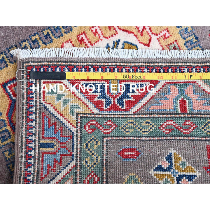 2'8" x 12'0" New Hand Knotted Grey Wool Runner Oriental Rug - MOA102477