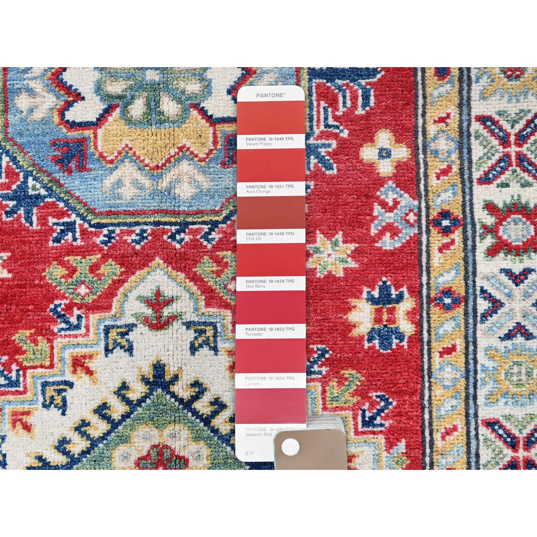 2'9" x 9'6" New Hand Knotted Red Wool Runner Oriental Rug - MOA102480