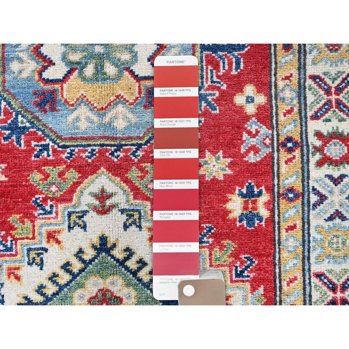 2'9" x 9'6" New Hand Knotted Red Wool Runner Oriental Rug - MOA102480