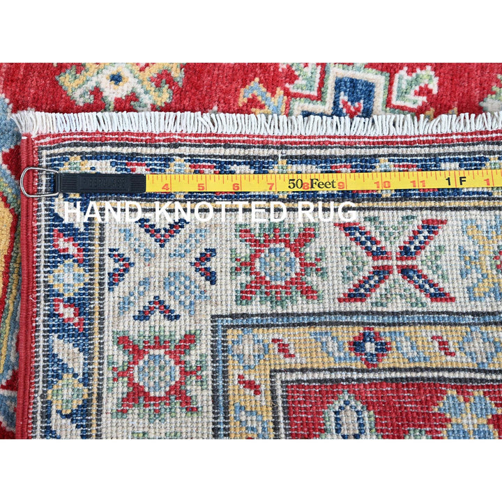 2'9" x 9'6" New Hand Knotted Red Wool Runner Oriental Rug - MOA102480