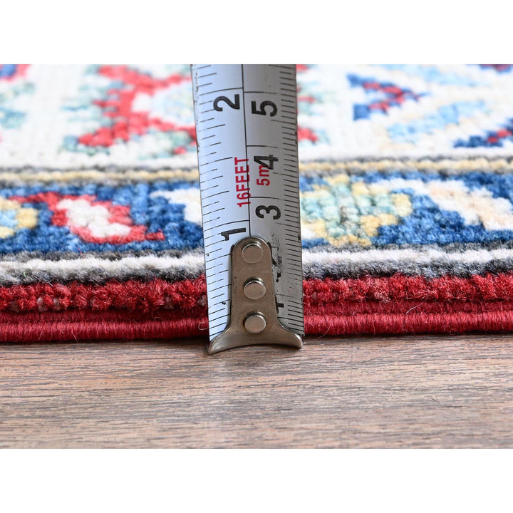 2'7" x 10'0" New Hand Knotted Red Wool Runner Oriental Rug - MOA102481