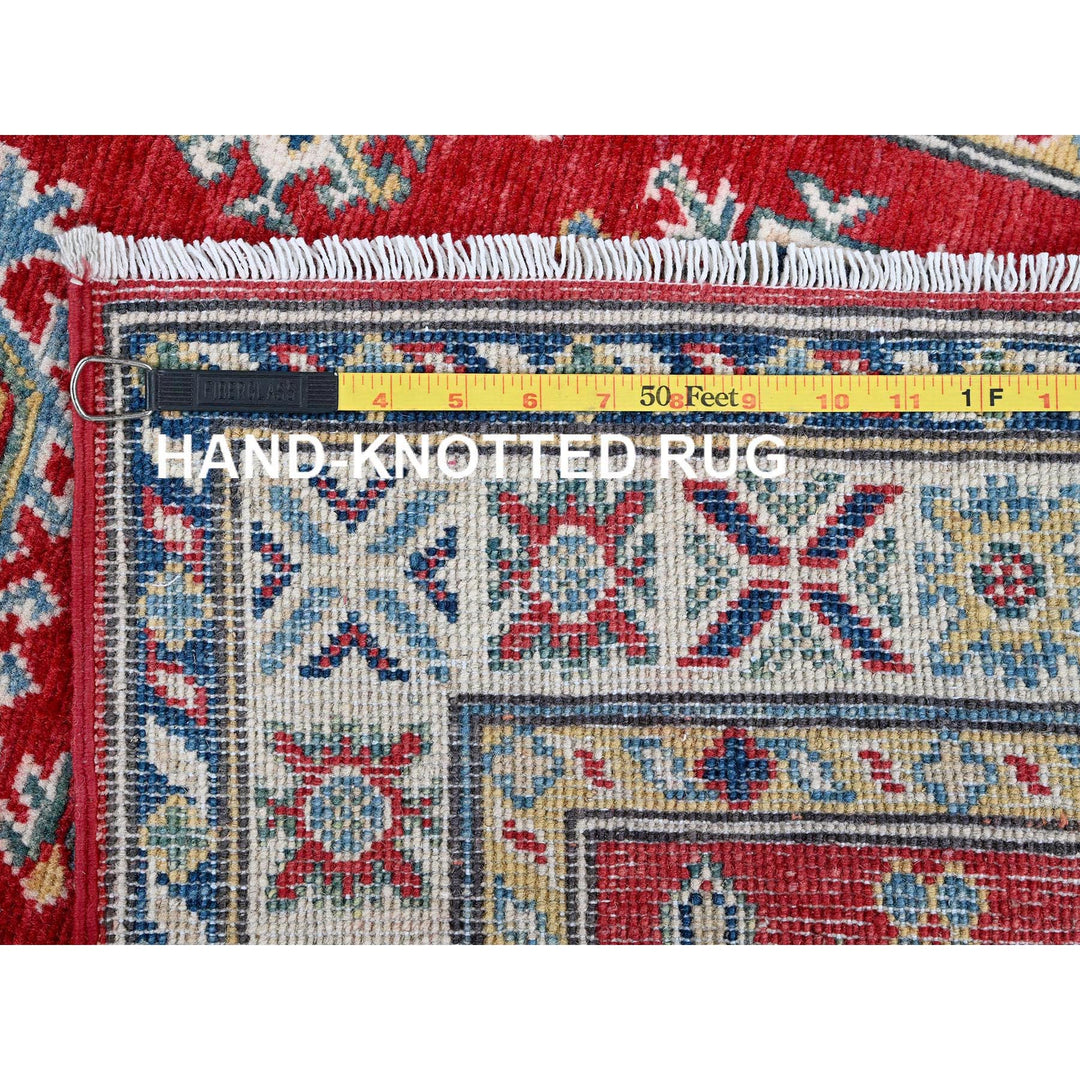 2'7" x 10'0" New Hand Knotted Red Wool Runner Oriental Rug - MOA102481