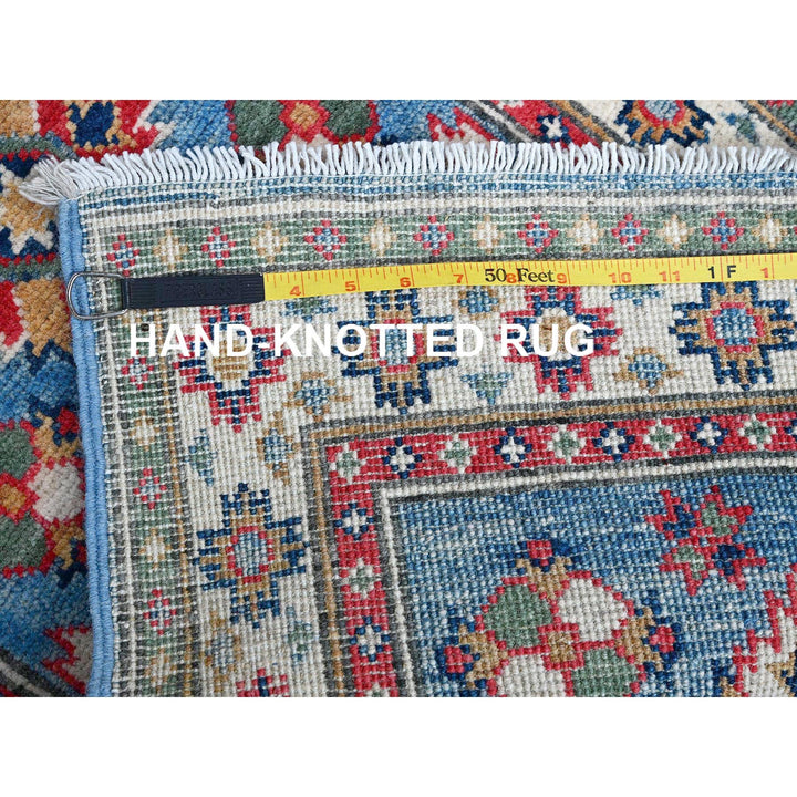 2'0" x 6'0" New Hand Knotted Blue Wool Runner Oriental Rug - MOA102483