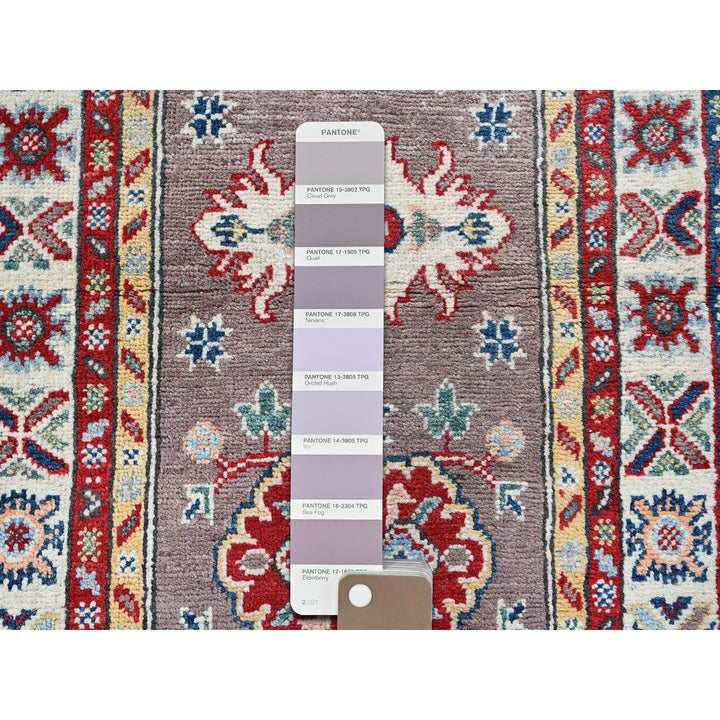 2'0" x 6'5" New Hand Knotted Grey Wool Runner Oriental Rug - MOA102486