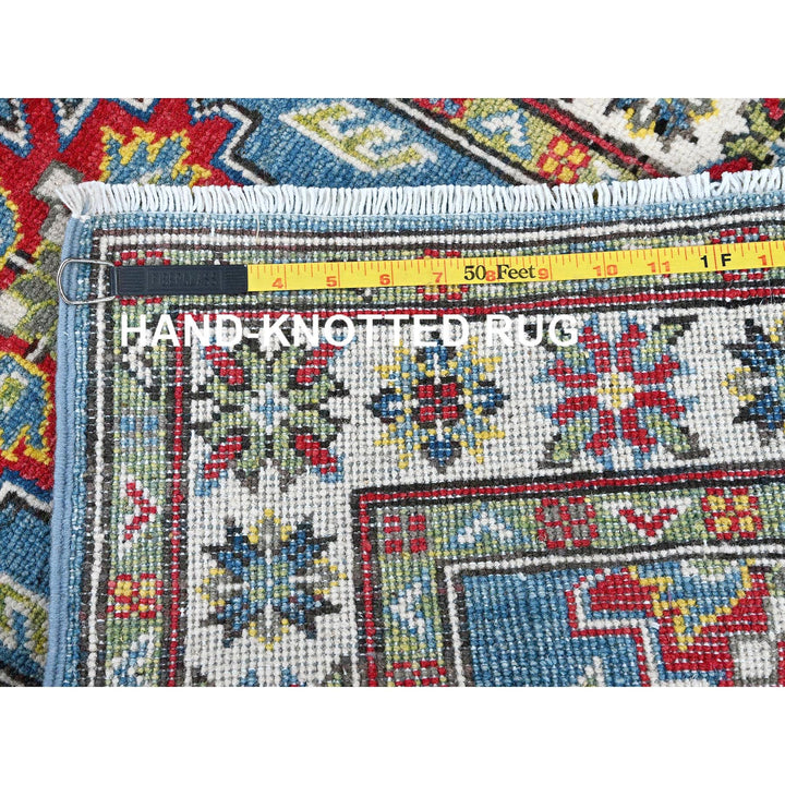 2'3" x 6'0" New Hand Knotted Blue Wool Runner Oriental Rug - MOA102488