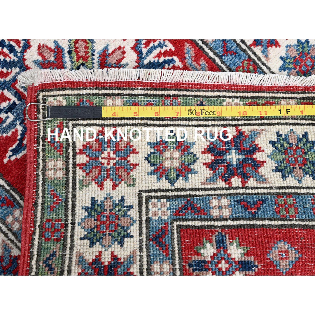 2'1" x 6'0" New Hand Knotted Red Wool Runner Oriental Rug - MOA102494