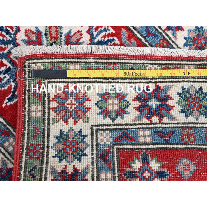 2'1" x 6'0" New Hand Knotted Red Wool Runner Oriental Rug - MOA102494