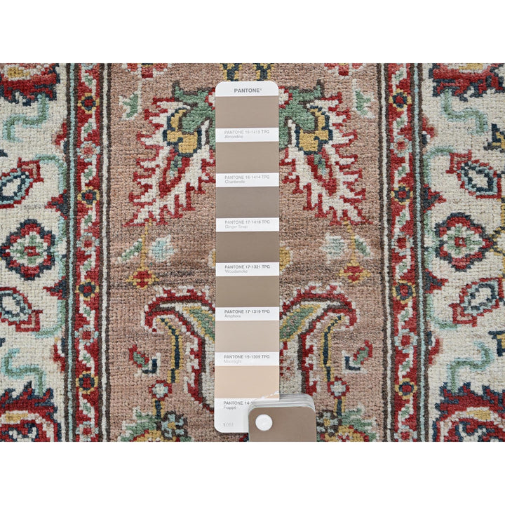 2'2" x 5'10" New Hand Knotted Brown Wool Runner Oriental Rug - MOA102495