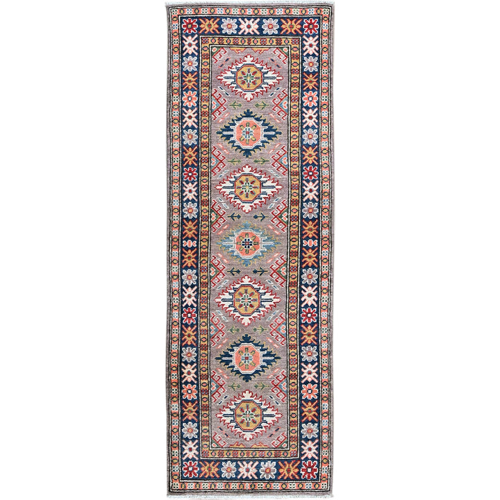 1'11" x 5'9" New Hand Knotted Brown Wool Runner Oriental Rug - MOA102497