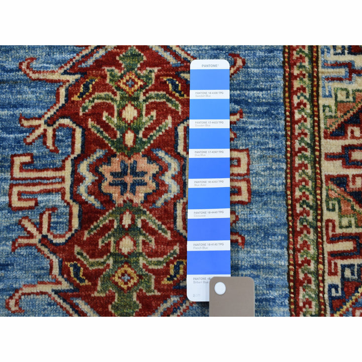 2'1" x 3'0" New Hand Knotted Blue Cotton Rectangle Oriental Rug - MOA10250075