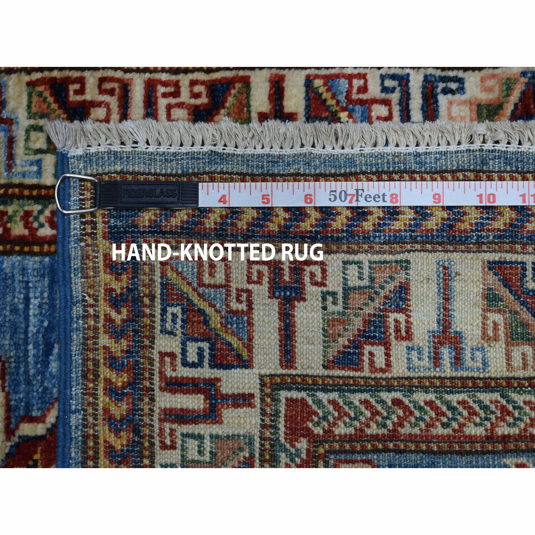 2'1" x 3'0" New Hand Knotted Blue Cotton Rectangle Oriental Rug - MOA10250075