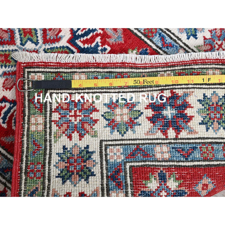 2'1" x 6'0" New Hand Knotted Red Wool Runner Oriental Rug - MOA102500