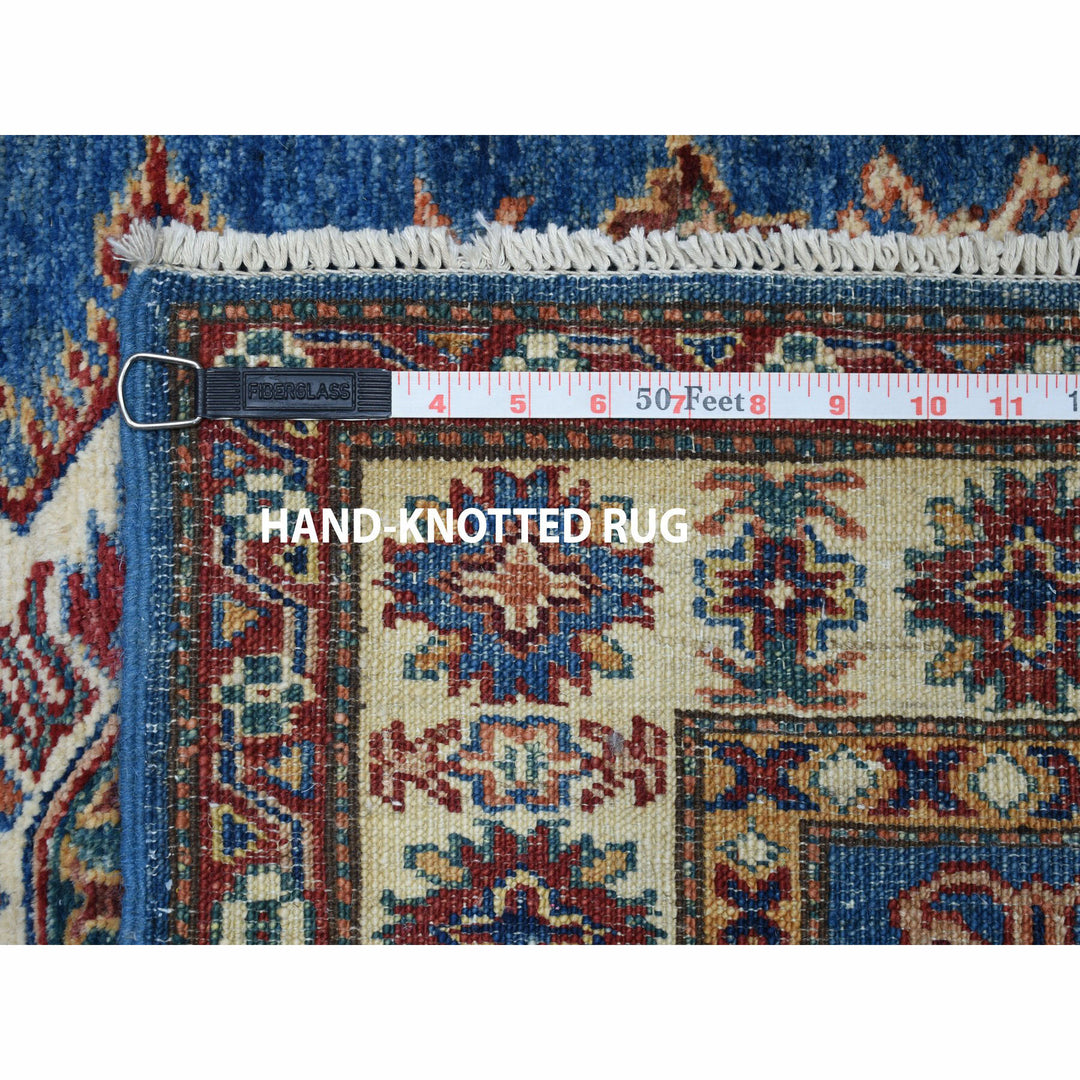 2'10" x 3'10" New Hand Knotted Blue Wool Rectangle Oriental Rug - MOA10250100