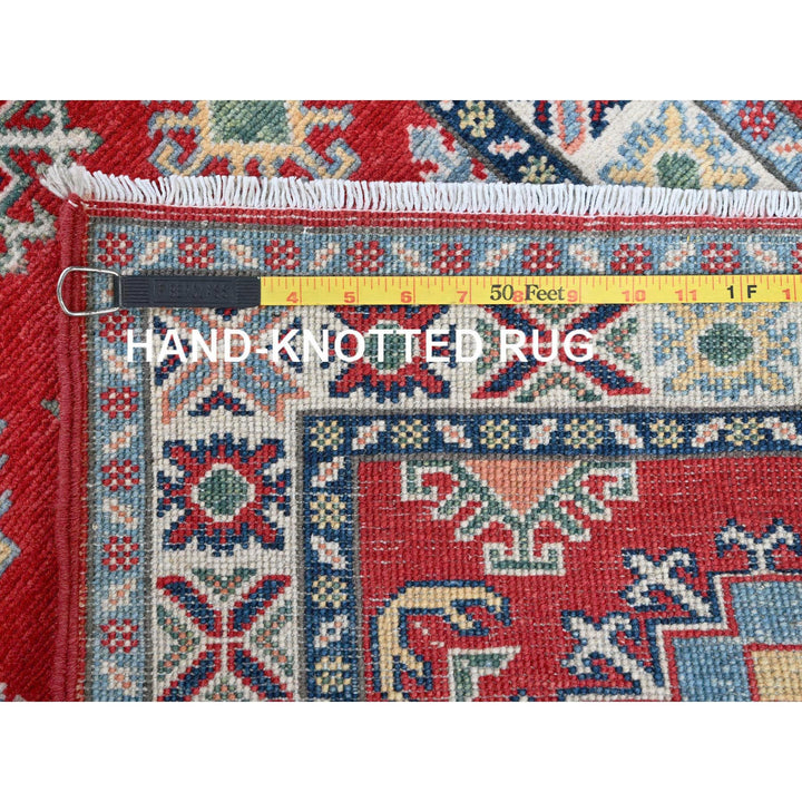 2'0" x 5'9" New Hand Knotted Red Wool Runner Oriental Rug - MOA102506