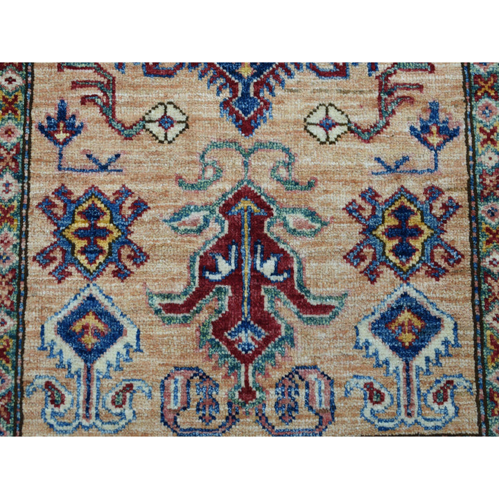 2'9" x 4'3" New Hand Knotted Brown Wool Rectangle Oriental Rug - MOA10250989