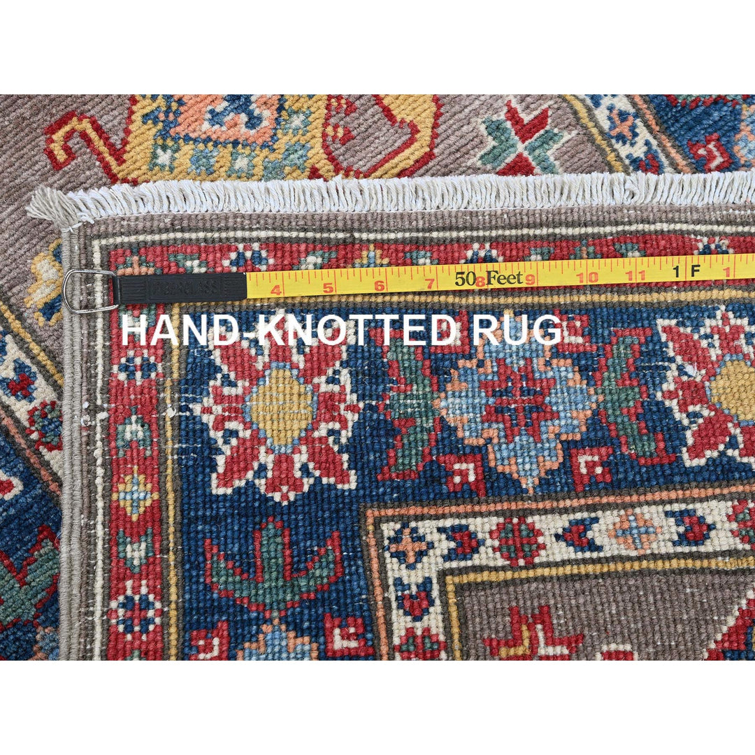 2'1" x 5'11" New Hand Knotted Brown Wool Runner Oriental Rug - MOA102509
