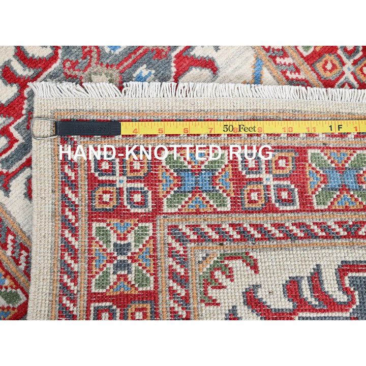 2'0" x 5'10" New Hand Knotted Ivory Wool Runner Oriental Rug - MOA102512
