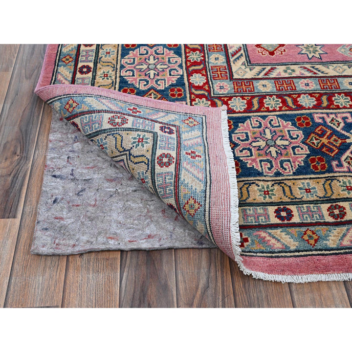8'9" x 11'8" New Hand Knotted Pink Wool Rectangle Oriental Rug - MOA102514