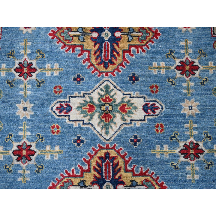 7'11" x 9'11" New Hand Knotted Blue Wool Rectangle Oriental Rug - MOA102516
