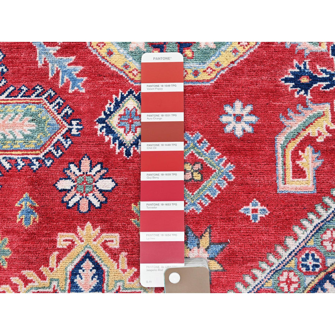 8'2" x 10'2" New Hand Knotted Red Wool Rectangle Oriental Rug - MOA102518