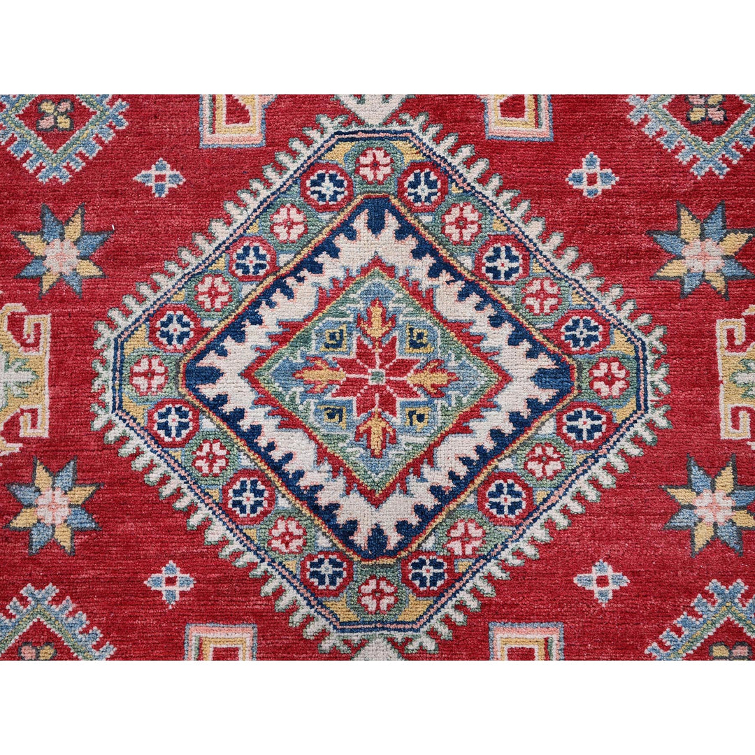 8'2" x 10'2" New Hand Knotted Red Wool Rectangle Oriental Rug - MOA102518