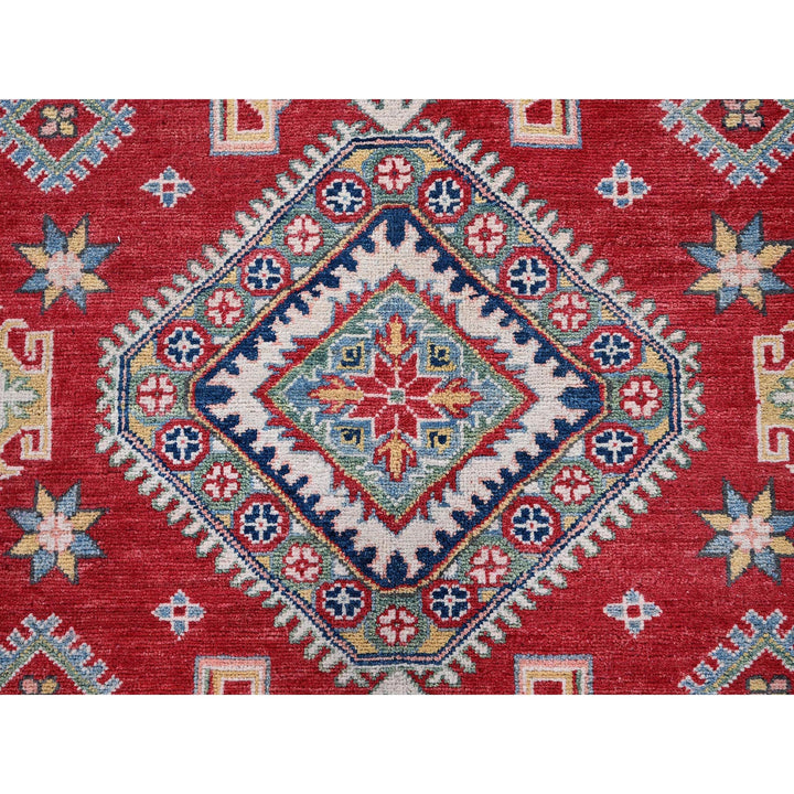 8'2" x 10'2" New Hand Knotted Red Wool Rectangle Oriental Rug - MOA102518