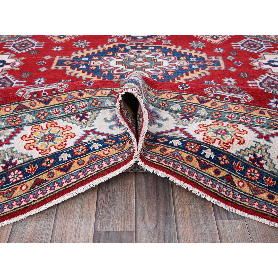 8'3" x 9'8" New Hand Knotted Red Wool Rectangle Oriental Rug - MOA102520