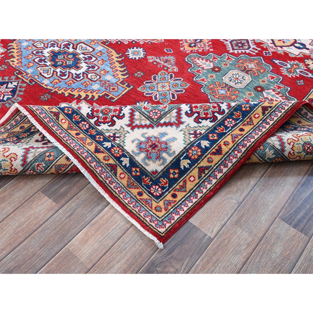 8'3" x 9'8" New Hand Knotted Red Wool Rectangle Oriental Rug - MOA102520
