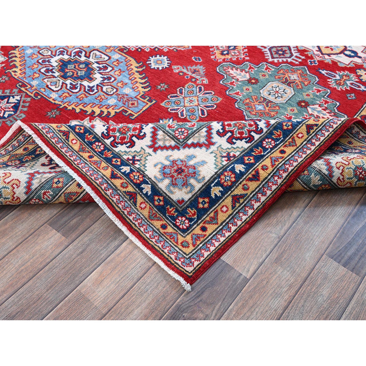 8'3" x 9'8" New Hand Knotted Red Wool Rectangle Oriental Rug - MOA102520