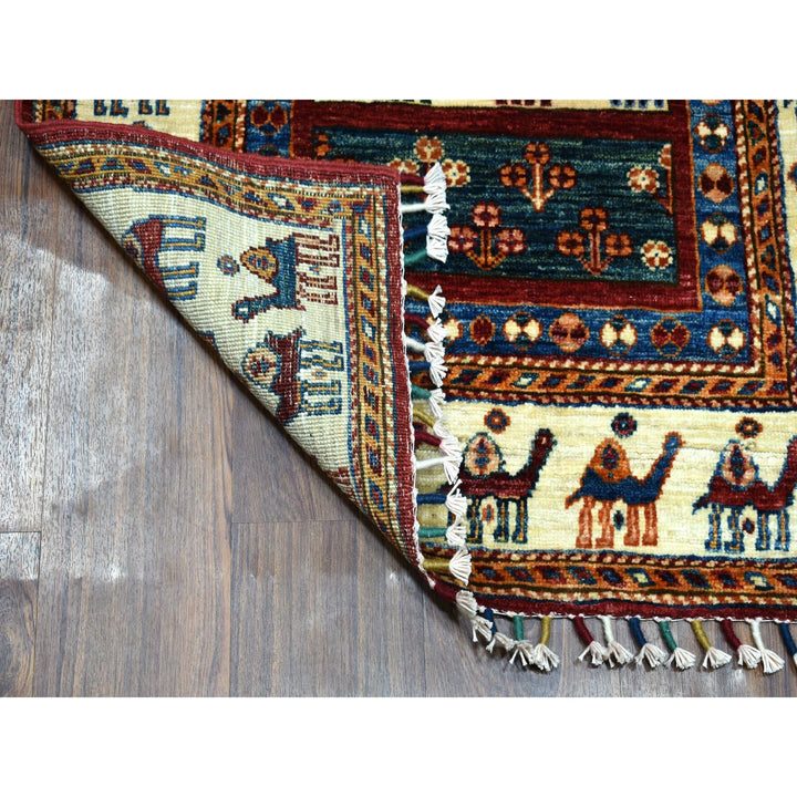 2'8" x 10'0" New Hand Knotted Multicolored Wool Runner Oriental Rug - MOA10252267