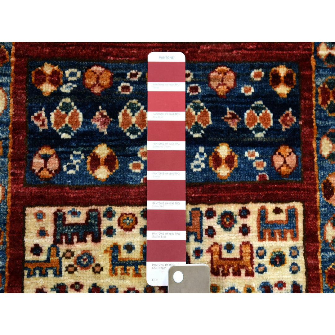 2'8" x 10'0" New Hand Knotted Multicolored Wool Runner Oriental Rug - MOA10252267