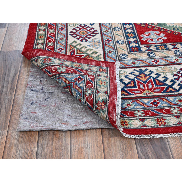 8'2" x 9'8" New Hand Knotted Red Wool Rectangle Oriental Rug - MOA102522