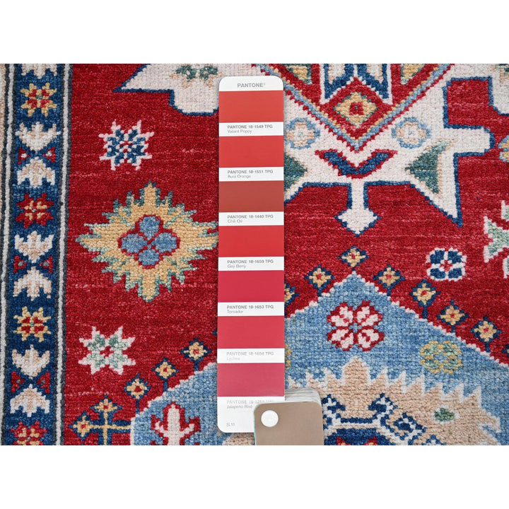 8'2" x 9'8" New Hand Knotted Red Wool Rectangle Oriental Rug - MOA102522