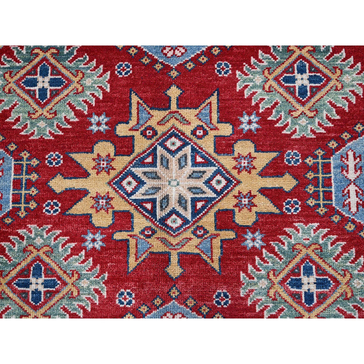 8'2" x 9'8" New Hand Knotted Red Wool Rectangle Oriental Rug - MOA102522