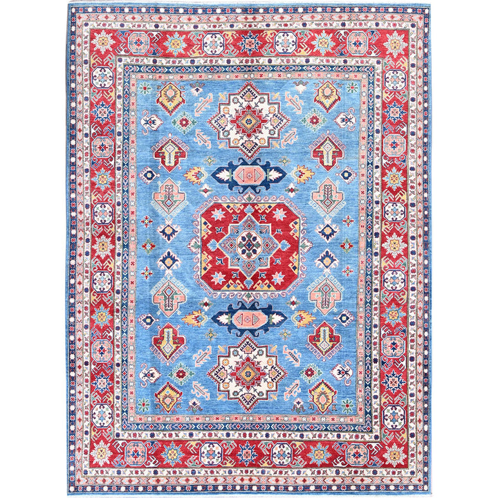 8'10" x 11'8" New Hand Knotted Blue Wool Rectangle Oriental Rug - MOA102527