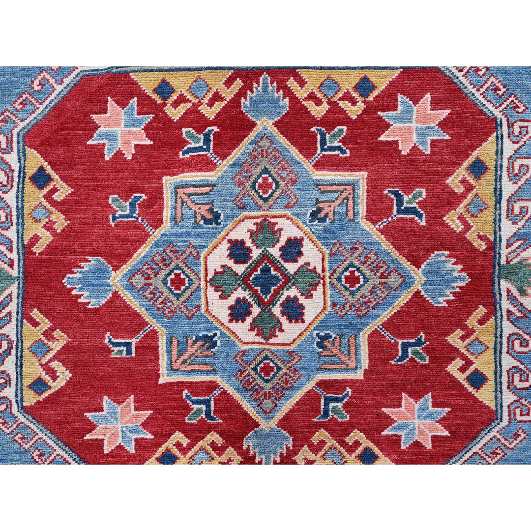 8'10" x 11'8" New Hand Knotted Blue Wool Rectangle Oriental Rug - MOA102527