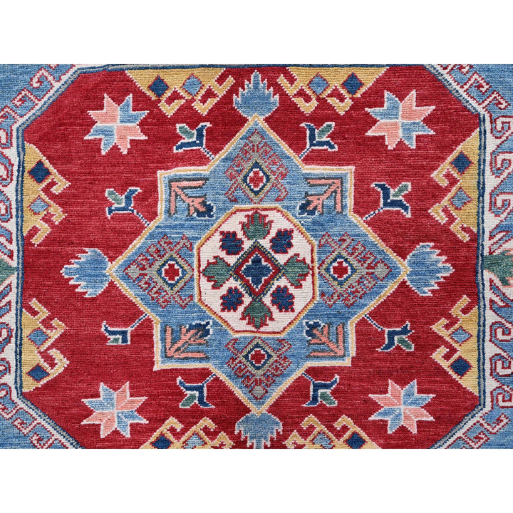 8'10" x 11'8" New Hand Knotted Blue Wool Rectangle Oriental Rug - MOA102527
