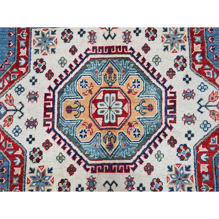 8'11" x 12'8" New Hand Knotted Blue Wool Rectangle Oriental Rug - MOA102531