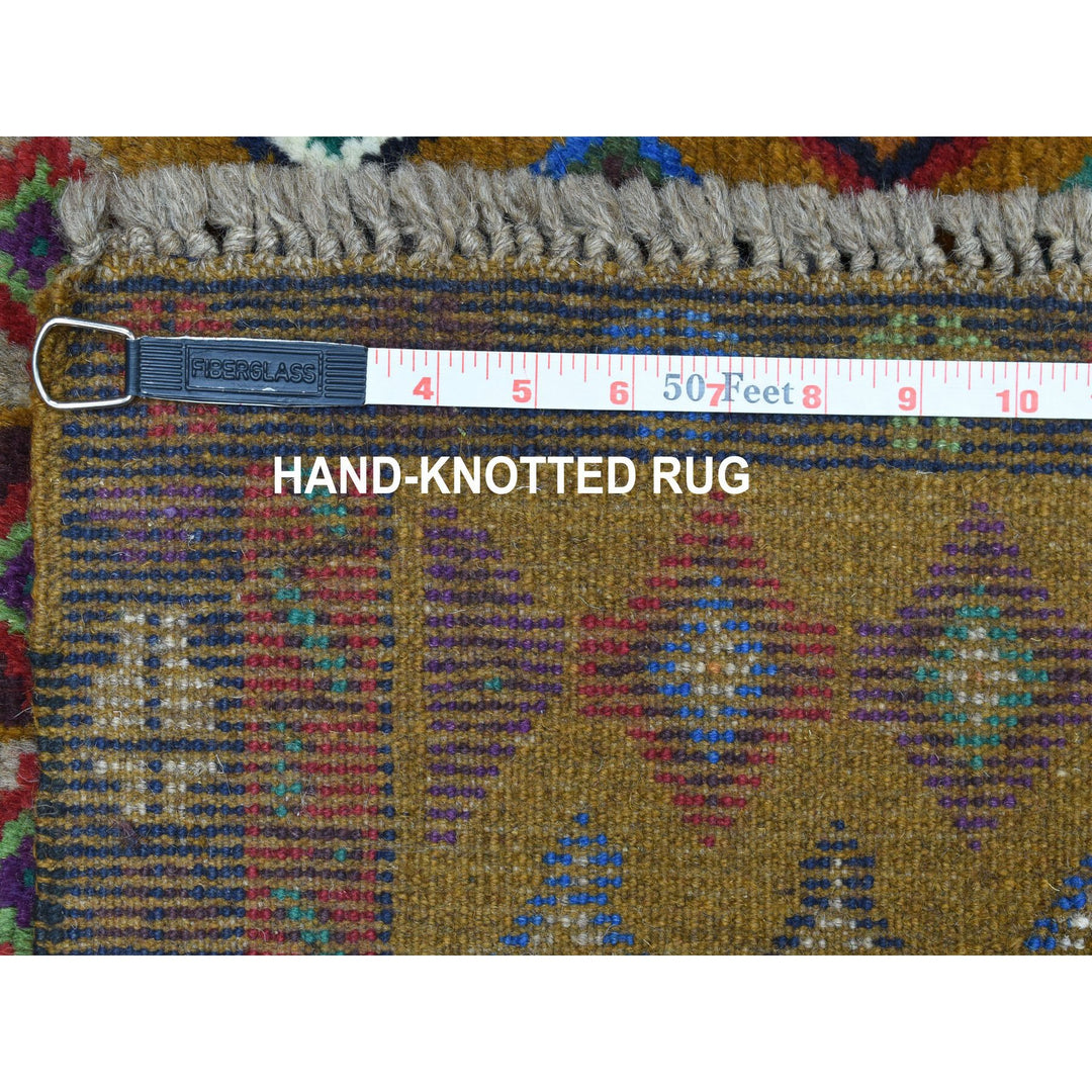 3'3" x 4'8" New Hand Knotted Multicolored Wool Rectangle Oriental Rug - MOA10253273